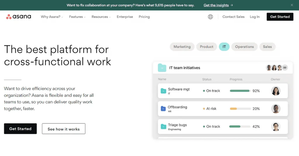 Asana web