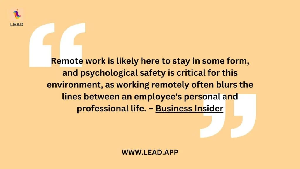 Using pstychological safety as a team building and employee engagement tool for remote teams