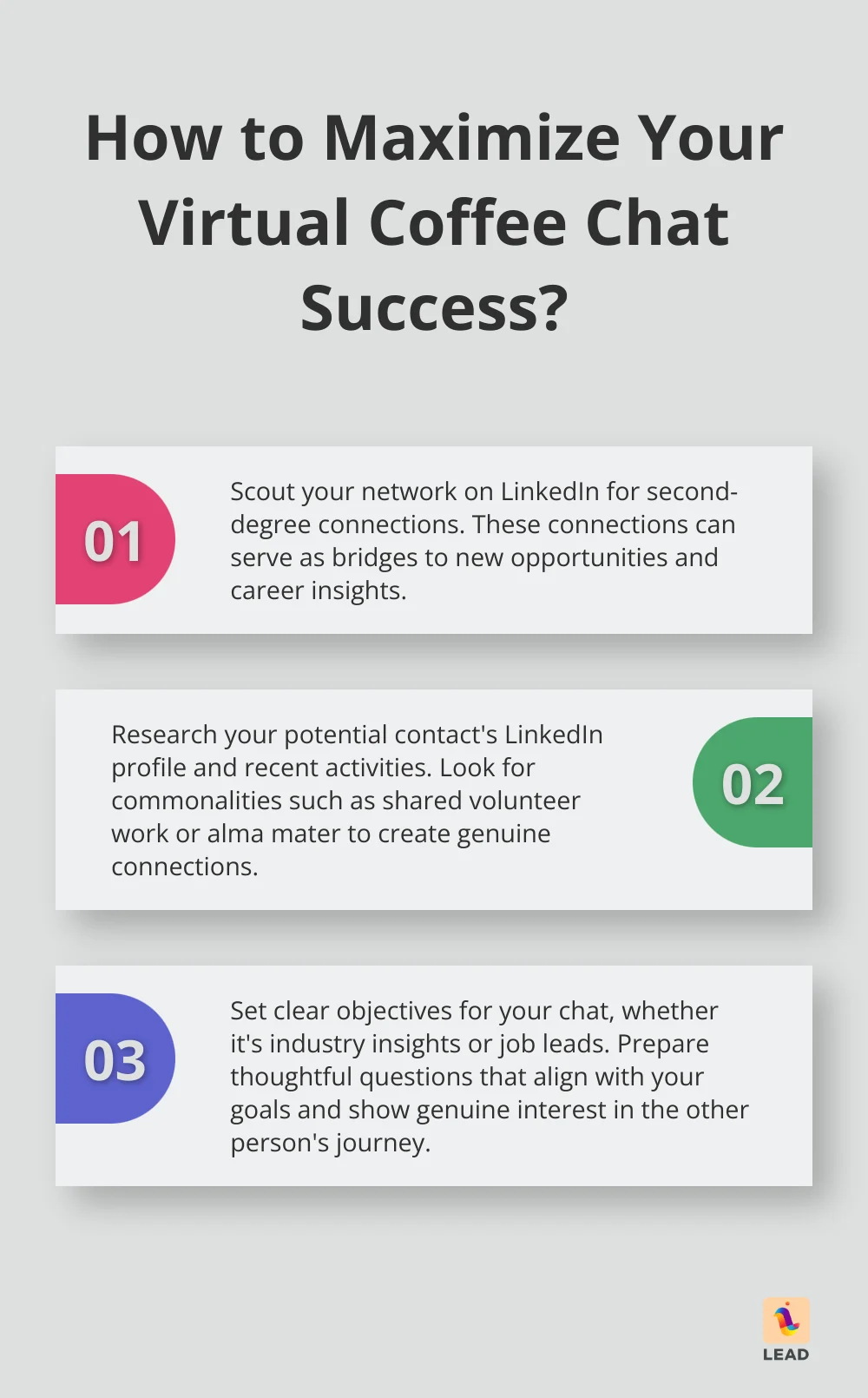 Infographic: How to Maximize Your Virtual Coffee Chat Success?