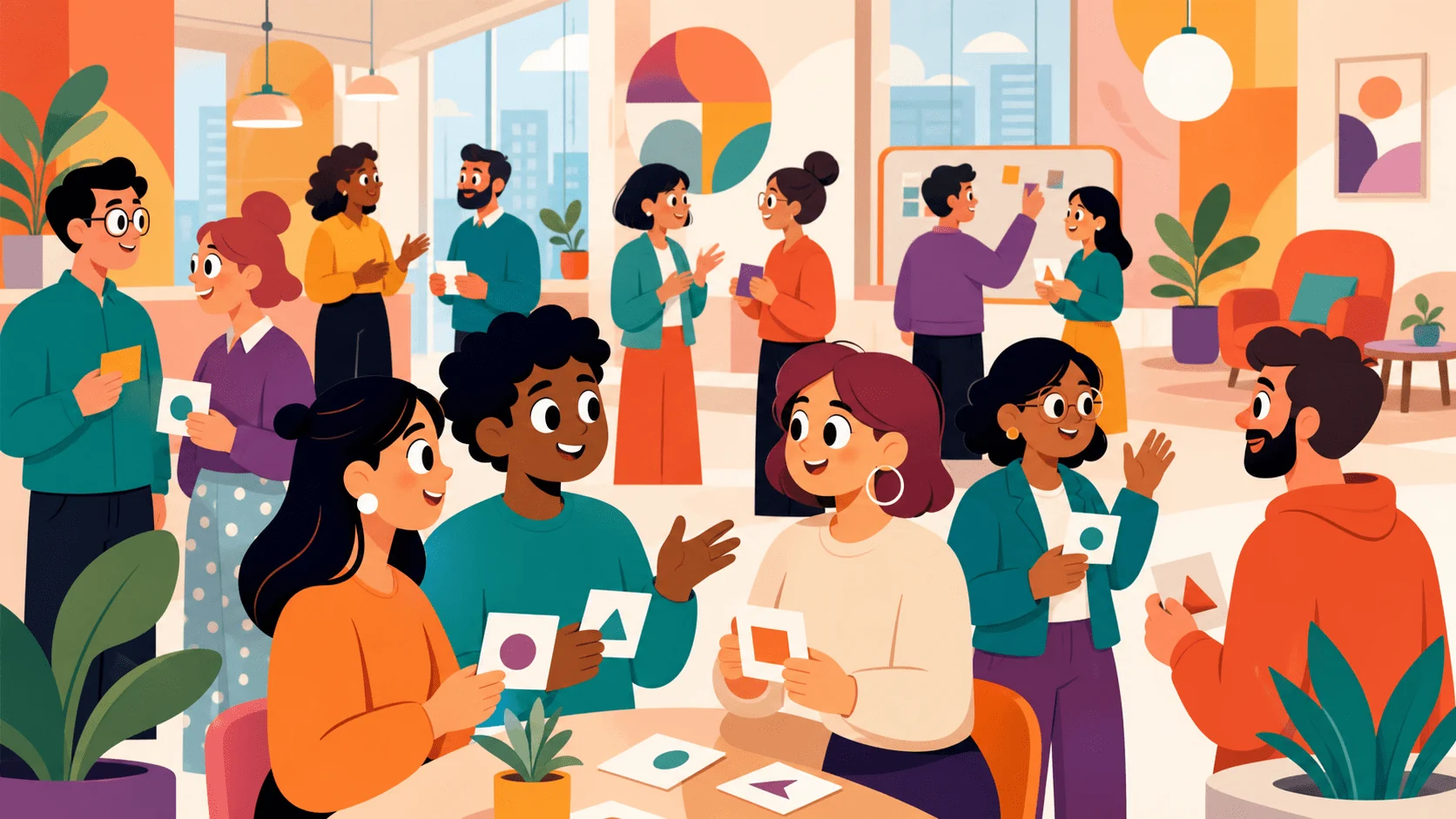 LEAD-style colleagues building workplace social capital through trusted cross-team connections