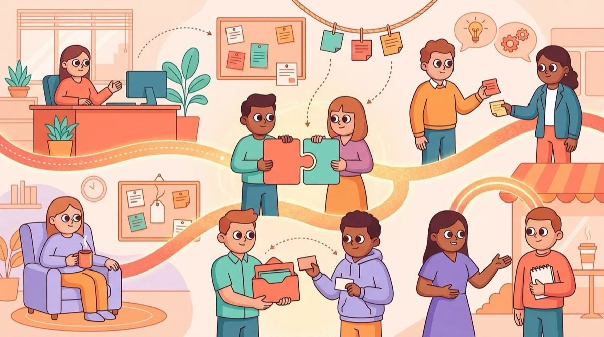 LEAD.bot employee connection program reducing proximity bias