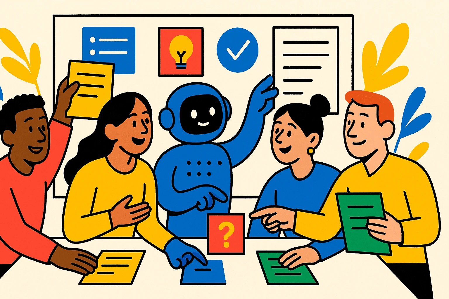 How AI is Revolutionizing Knowledge Management featured image AI knowledge management editorial illustration