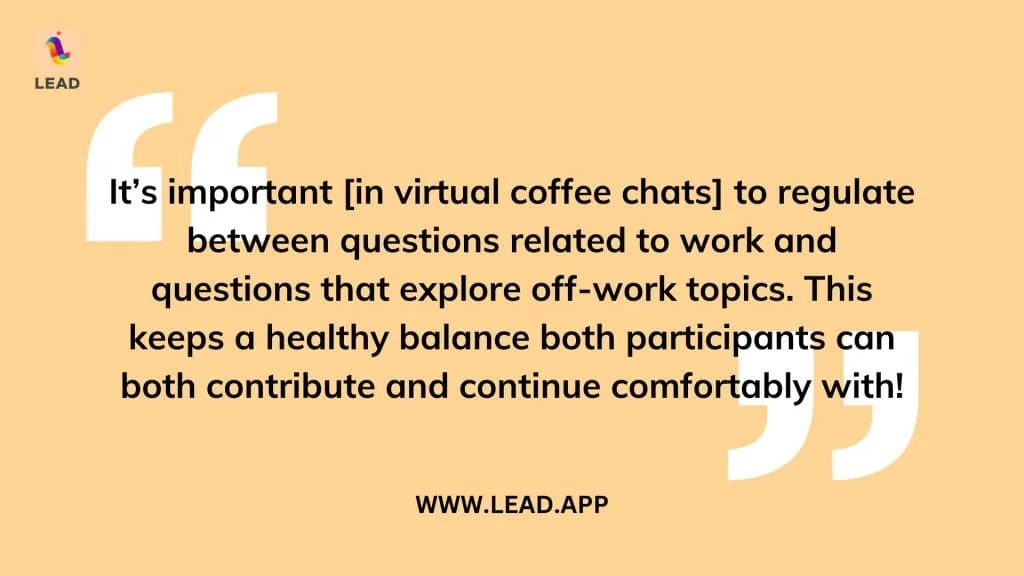 Types of Questions You Can Ask In Virtual Coffee Chats