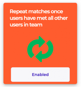 repeat matches enabled/disable 