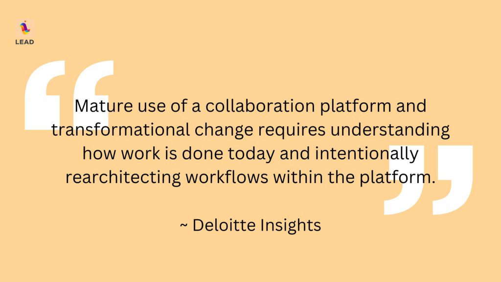 Organizational network analytics and collaboration platforms make organizations more productive!