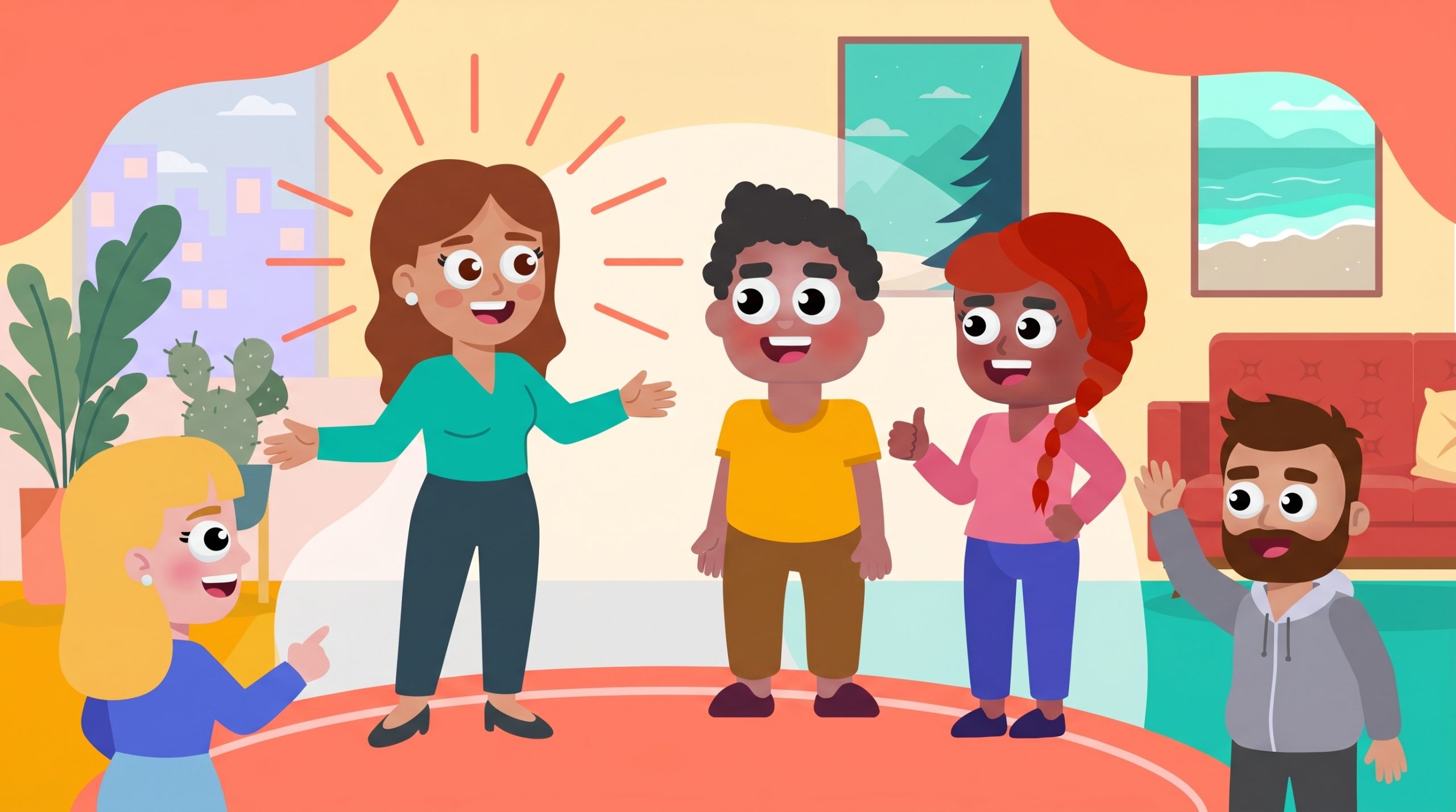 Hybrid team connection introductions between a new hire, mentor, and cross-functional teammates