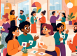 LEAD-style colleagues building workplace social capital through trusted cross-team connections