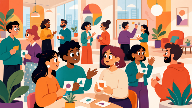 LEAD-style colleagues building workplace social capital through trusted cross-team connections