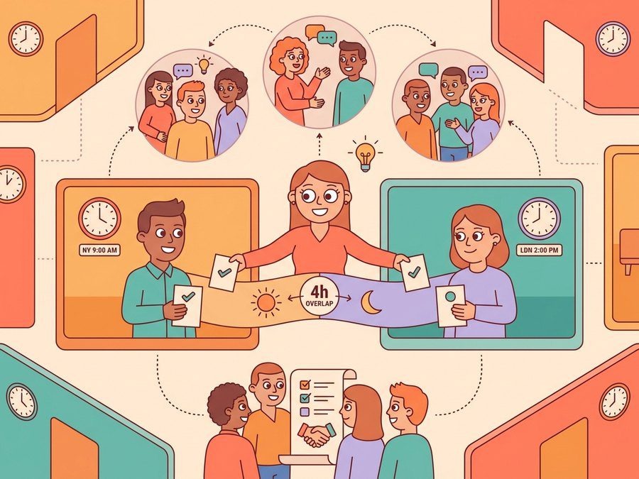 LEAD.bot structured matching illustration for cross-region mentoring and onboarding buddies