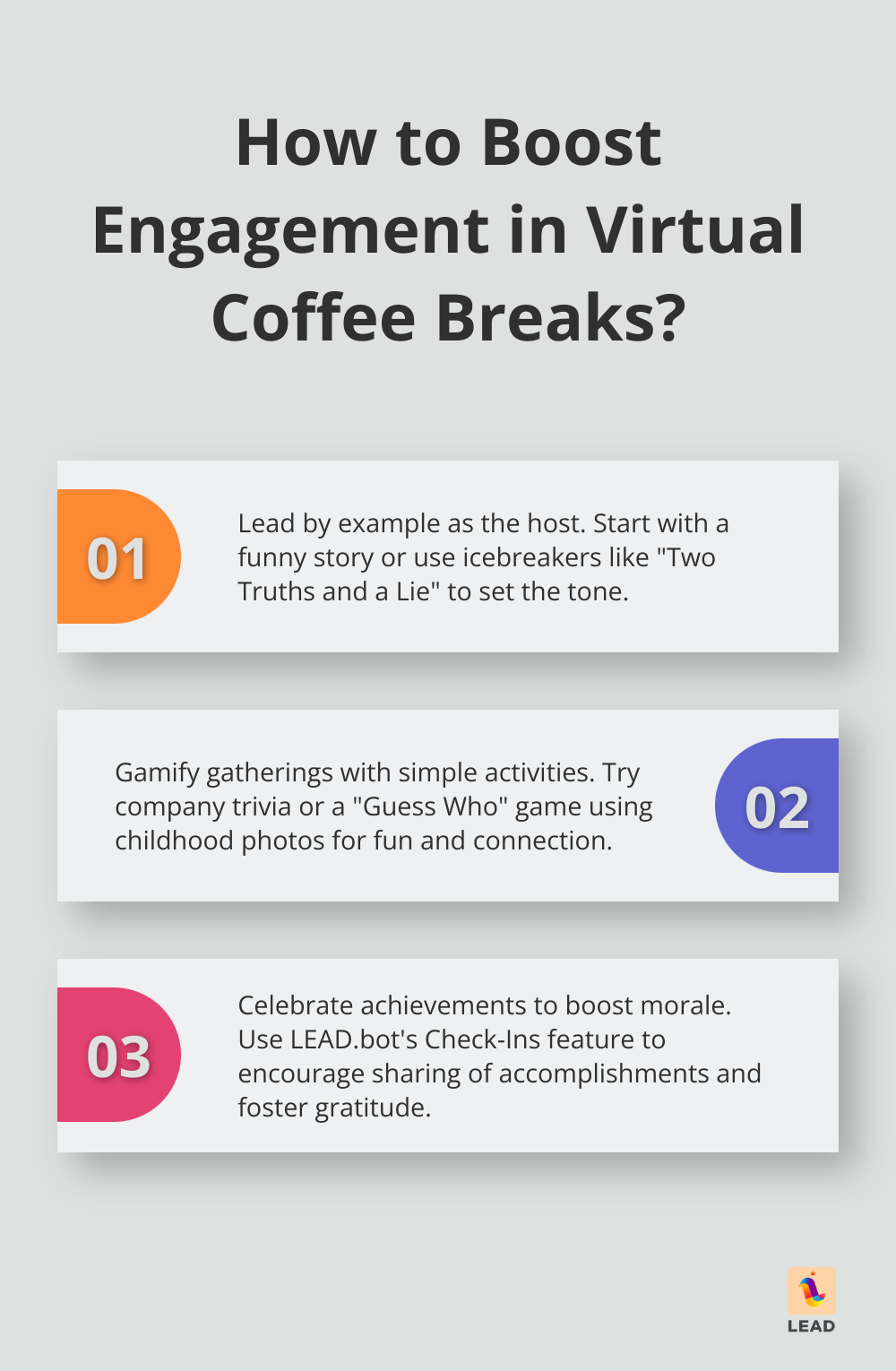 Infographic: How to Boost Engagement in Virtual Coffee Breaks? - hosting a virtual coffee break